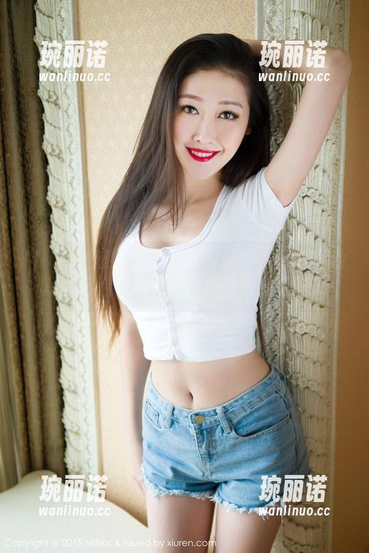 MiStar魅妍社 - 赵欢颜Jessica的泳池写真精选，不小心被她的气息吸引了