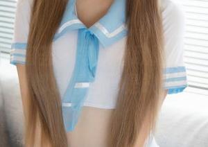 YouMi尤蜜荟 – 每次看欧阳LuLu的水手服合集，我都觉得自己是缺根弦的小船！