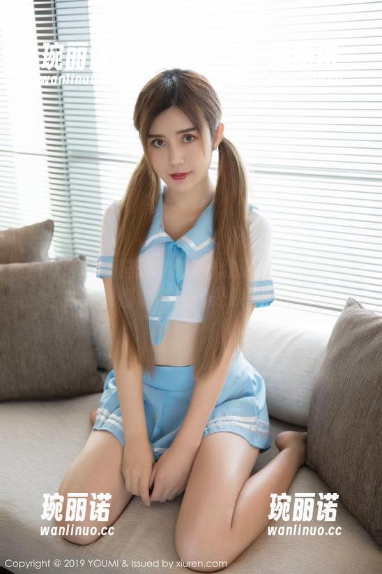 YouMi尤蜜荟 - 每次看欧阳LuLu的水手服合集，我都觉得自己是缺根弦的小船！