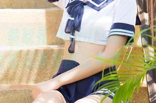 青豆客 – 黄歆苑chobits的少女写真，哇，这少女看起来是刚从梦里走出来的吧？